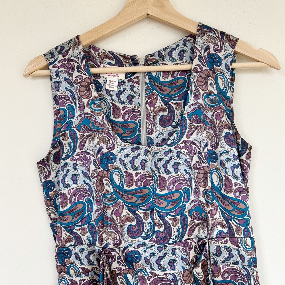 Original Penguin By Munsingwear Silk Blend Paisley Dress 4 View 5